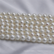 9-10mm a + off Round Cultureed Freshwater Pearl Strand